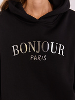 Czarna bluza z kiszeniami Lille RUE PARIS