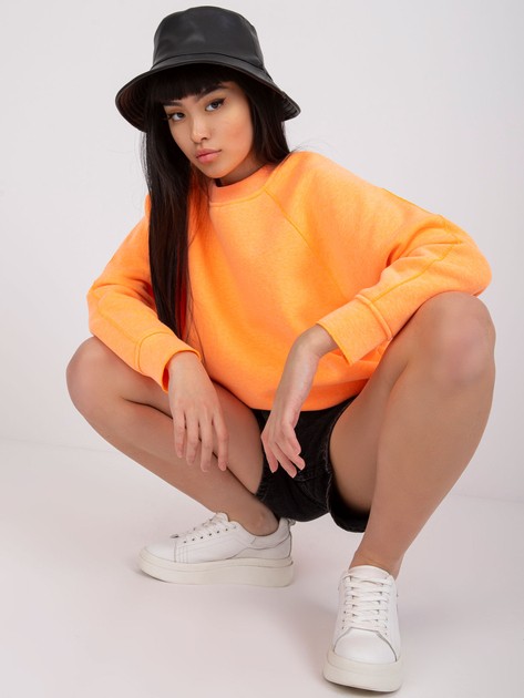 Pomarańczowa dresowa bluza damska Manacor