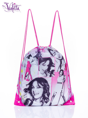 Różowy plecak worek DISNEY Violetta