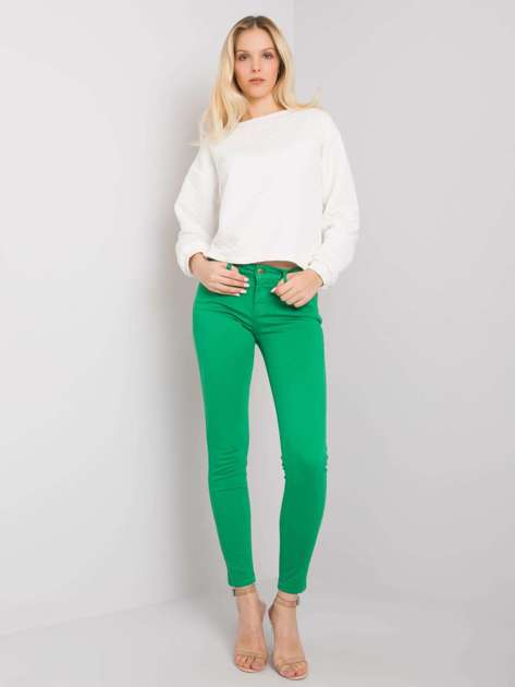 Zielone spodnie rurki Marites